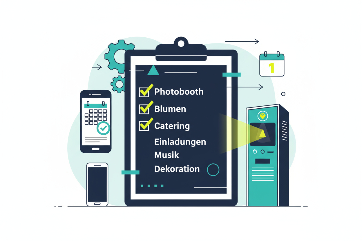 Titelbild für Fotobox mieten: Die ultimative Checkliste [2026]